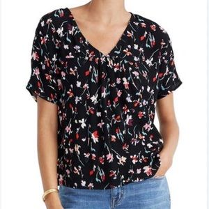 Madewell Floral Top